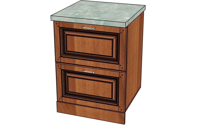 Стол Рабочий 2 Ящика «Нова №24» 