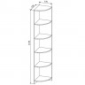 Стеллаж Угловой «Ki-Ki СДУ 370.1» - 